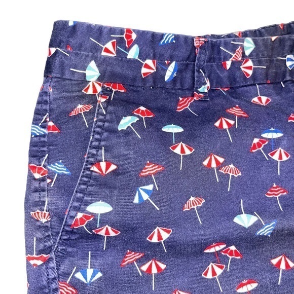Khaki's by Gap City 3" short classic "beach Umbrellas" shorts Size 12 - Picture 4 of 7